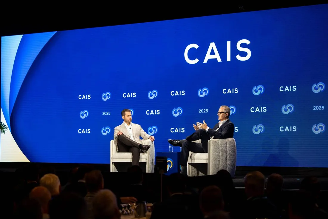 CAIS Summit fireside chat on the main stage in Beverly Hills