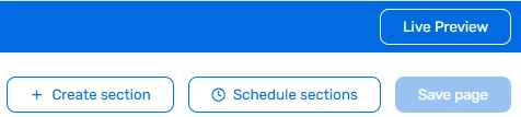 Attendee Hub editor toolbar with the Save button